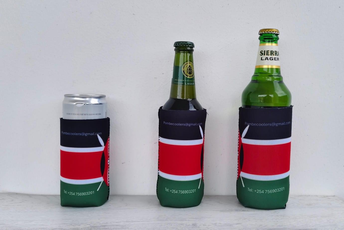 Kenyan Flag Design Stubby Holder